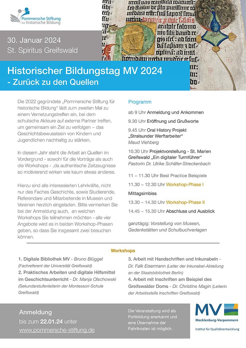 Historischer Bildungstag 2024